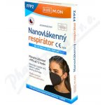 Nano M.ON Český antivirový nanorespirátor FFP2 Černá 5 ks – Zboží Mobilmania