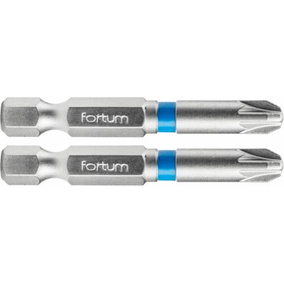 FORTUM hrot křížový pozidriv, sada 2ks, PZ 3x50mm, S2