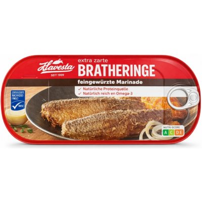 Hawesta smažené sleďové filety v jemně kořeněné marinádě 500 g – Zboží Dáma