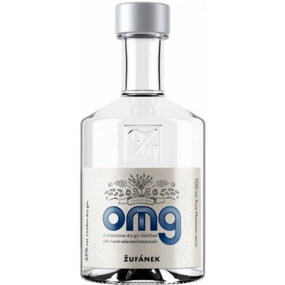 Žufánek Omg Gin 45% 0,1 l (holá láhev) – Zbozi.Blesk.cz