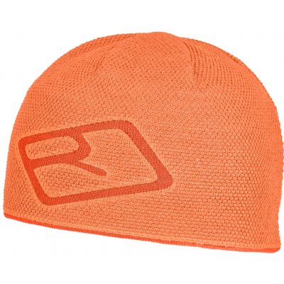 Ortovox Merino Logo Knit Beanie Faded Tangerine Onesize – Hledejceny.cz