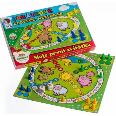 Bonaparte Člověče nezlob se obrázkové Moje první zvířátka – Zboží Dáma