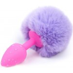 AfterDark Butt Plug with Pompon Pink/Purple Size S – Hledejceny.cz