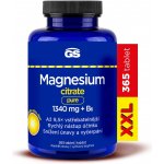 GS Magnesium citrate pure 1340 mg + B6 365 tablet – Hledejceny.cz