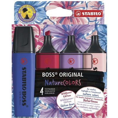 Stabilo Boss NatureColors Wildflowers 4 ks 70/4-1-103-5 – Hledejceny.cz