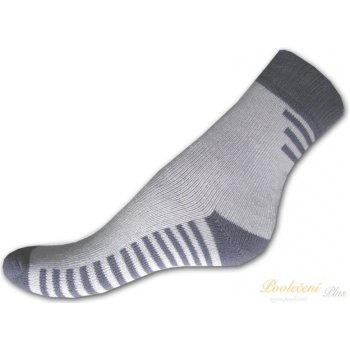 Nepon Dětské froté ponožky Světle šedé
