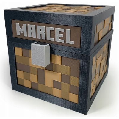 KAJAWIS pokladnička MINECRAFT box JMÉNO dítě – Zbozi.Blesk.cz