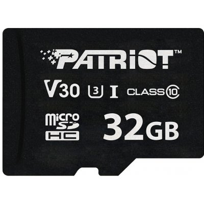Patriot VX V30 U3 Micro SDHC.32GB PSF32GVX31MCH – Sleviste.cz
