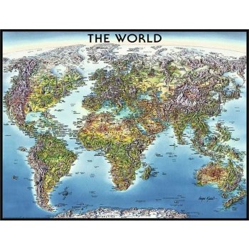 Ravensburger Mapa světa 2000 dílků