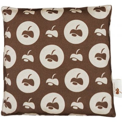 Ovopecka nahřívací polštářek s třešňovými peckami Ovo hnědá 20x20 cm – Zboží Dáma