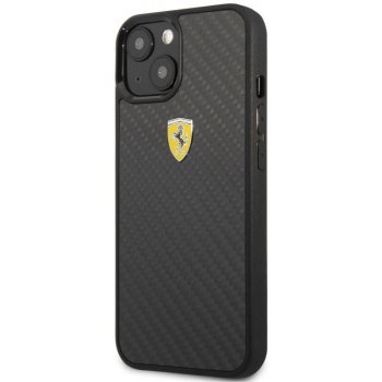 Pouzdro Ferrari Real Carbon iPhone 13 Mini černé