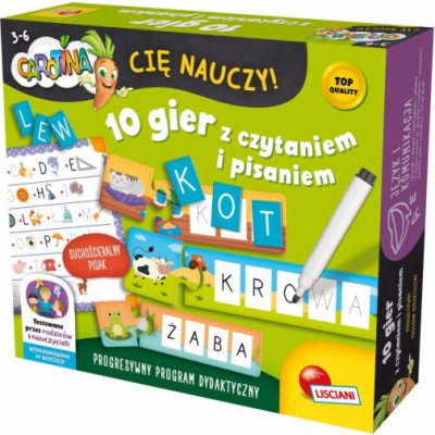 Sada Lisciani Carotina 10 her pro čtení a psaní – Hledejceny.cz