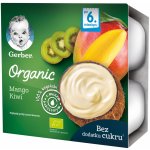 Gerber Organic Mango kiwi kokosové mléko 4 x 90 g​ – Zboží Dáma