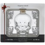 Crystal Head Vodka 40% 0,7 l (dárkové balení 4 sklenice) – Zboží Dáma