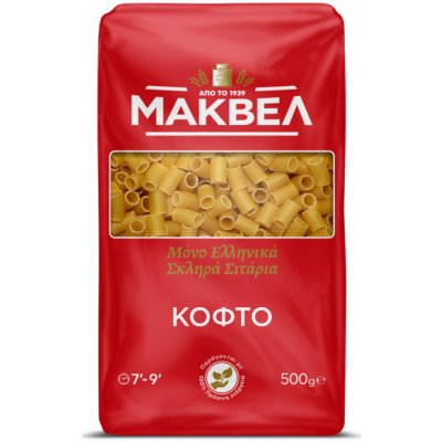 Makvel řecké semolinové těstoviny Kofto Makaronaki 0,5 kg – Hledejceny.cz