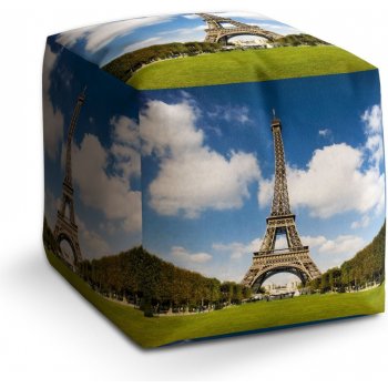 Sablio taburet Cube Eiffelova věž 40x40x40 cm