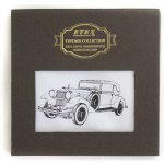 Etex Pánský látkový kapesník v dárkové krabičce Vintage Auto 1ks – Zboží Dáma