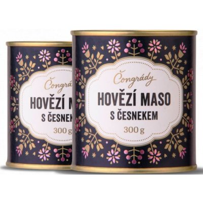 Čongrády Hovězí maso s česnekem 300 g – Hledejceny.cz