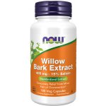 Now Foods Foods Willow Bark Extract extrakt z vrby 400 mg 100 kapslí – Hledejceny.cz