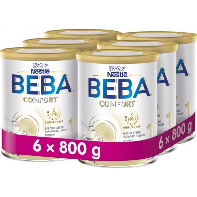 BEBA 1 Comfort HMO 6 x 800 g – Hledejceny.cz