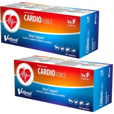 Vetfood Cardioforce 2 x 120 kapslí – Hledejceny.cz