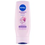 Nivea Hairmilk Natural Shine pečující kondicionér 200 ml – Zboží Dáma