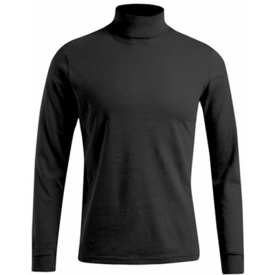 Promodoro pánské rolákové tričko Long sleeve černá – Sleviste.cz