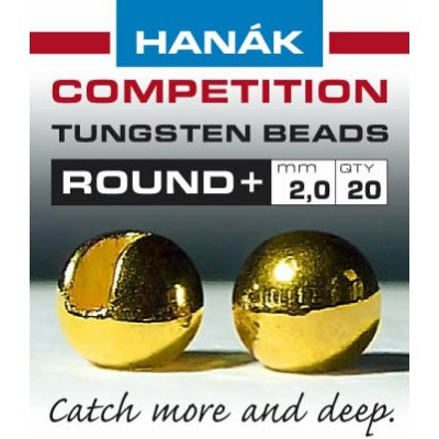 HANÁK - Wolframové hlavičky ZLATÉ 2,8mm - 20ks – Hledejceny.cz