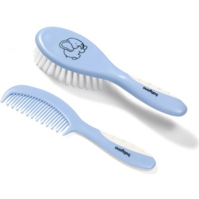 BabyOno Hair Brush kartáč na vlasy Blue 2 ks