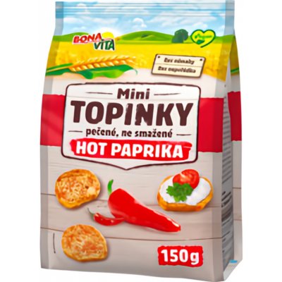 Bonavita Mini topinky s pálivou paprikou 150 g – Zbozi.Blesk.cz