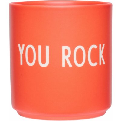DESIGN LETTERS Porcelánový hrnek You Rock Orange oranžová porcelán 300 ml