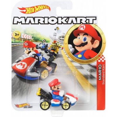 Mattel Hot Weels GBG26 Mario Kart autíčko angličák Mario