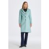 Dámský kabát Gant Wool Blend Tailored Coat modrý