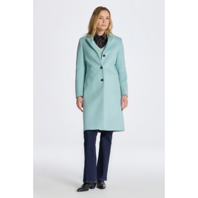 Gant Wool Blend Tailored Coat modrý – Zboží Mobilmania