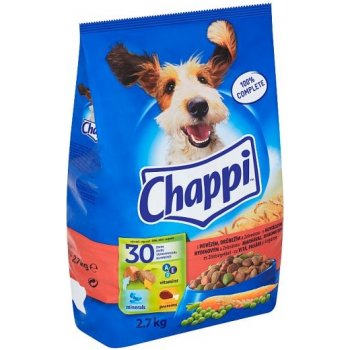 Chappi S hovězím drůbežím a zeleninou 2,7 kg