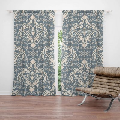 Sablio Závěs Zámecká noblesa: 2ks 140x250cm – Hledejceny.cz