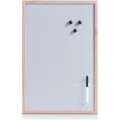Zeller Magnetická tabule dřevěný rám 40 x 60 cm – Hledejceny.cz