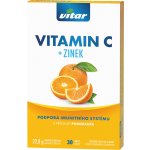 Vitar Vitamin C+zinek 30 tablet – Hledejceny.cz