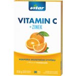 Vitar Revital Vitamin C+zinek 30 tablet – Hledejceny.cz