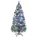 vidaXL Umělý vánoční stromek se stojanem a LED 150 cm optické vlákno – Hledejceny.cz