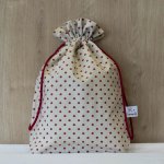 Wrap Up pytlík na pečivo tmavě režný s červenými puntíky střední – Hledejceny.cz