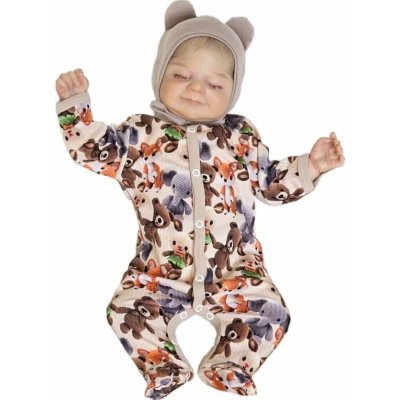 Kojenecký overal Pletánci kapučíno – Zboží Dáma