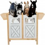 Dřevěná stáj pro 4 koníky By Astrup Stable For 4 Hobby Horses – Sleviste.cz