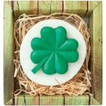 Bohemia Natur Čtyřlístek ručně vyráběné toaletní mýdlo v krabičce 75 g – Zboží Dáma