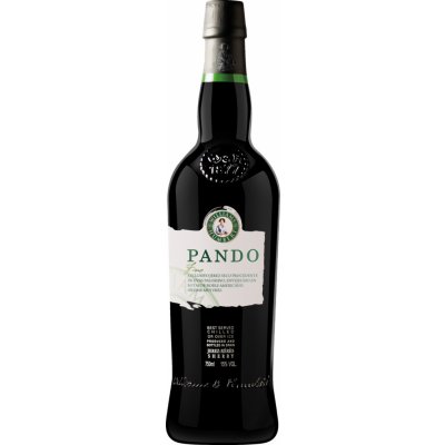 Pando Sherry Very Dry Superior suché 15% 0,75 l (holá láhev)