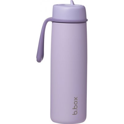 B.Box Nerezová termolahev s brčkem 690 ml lilac love – Zboží Mobilmania