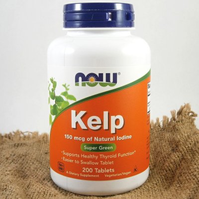 Now Foods Kelp s přírodním jódem 150 μg x 200 tablet