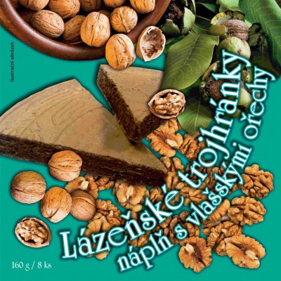 Clip Luhačovice Trojhránky s vlaškými oříšky 160 g – Zboží Dáma