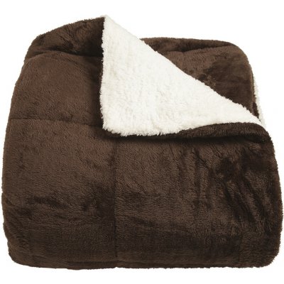 BO-MA Trading Beránková deka Erika čokoládová 150x200 – Zboží Dáma