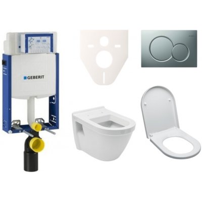 Geberit Závěsný WC set k zazdění + WC Vitra S50 SIKOGE2V3 – Zboží Mobilmania